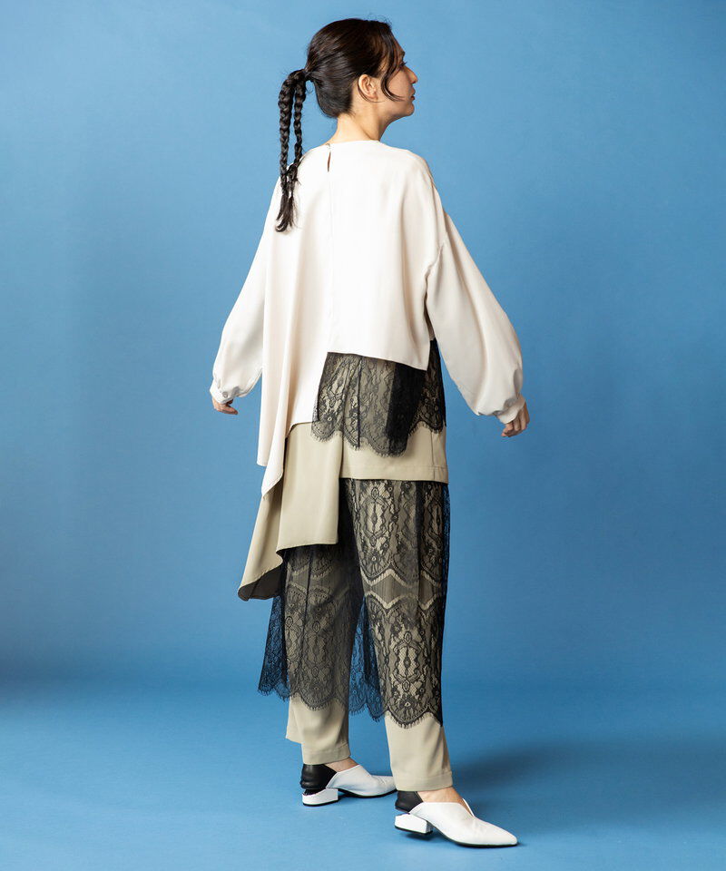  「レースレイヤードパンツ」|その他|