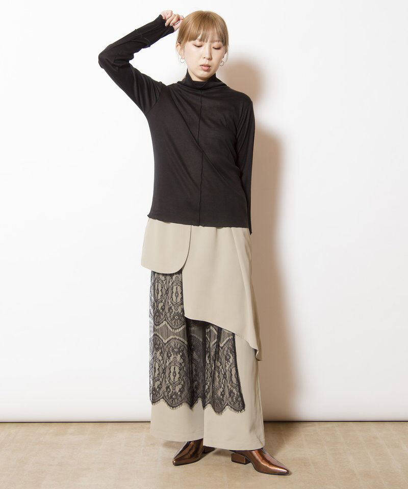  「レースレイヤードパンツ」|その他|