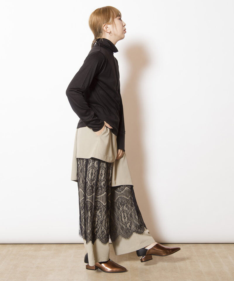  「レースレイヤードパンツ」|その他|