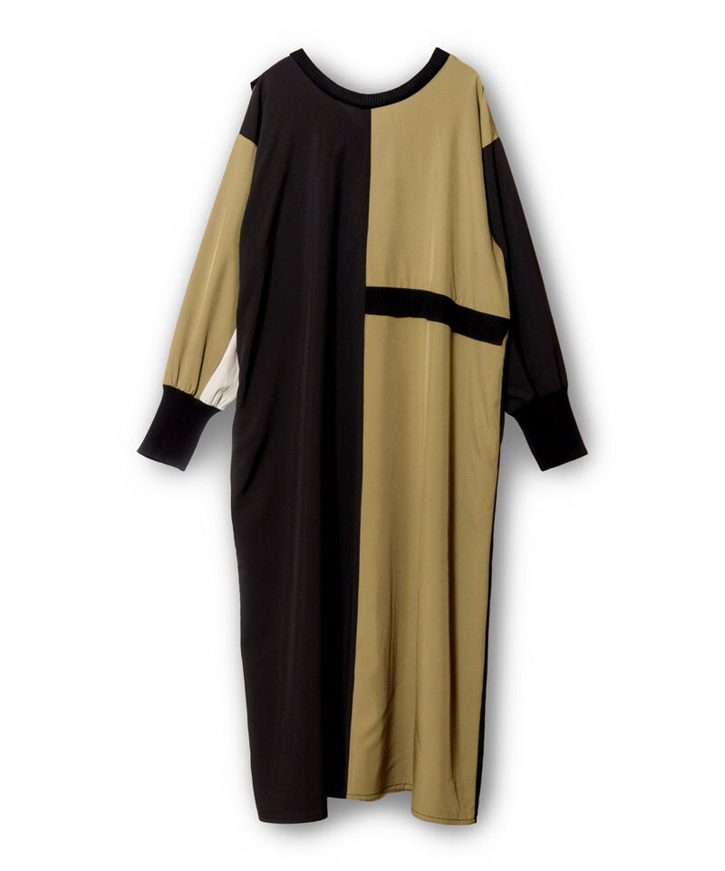  「2WAY配色切替ワンピース」|ワンピース|