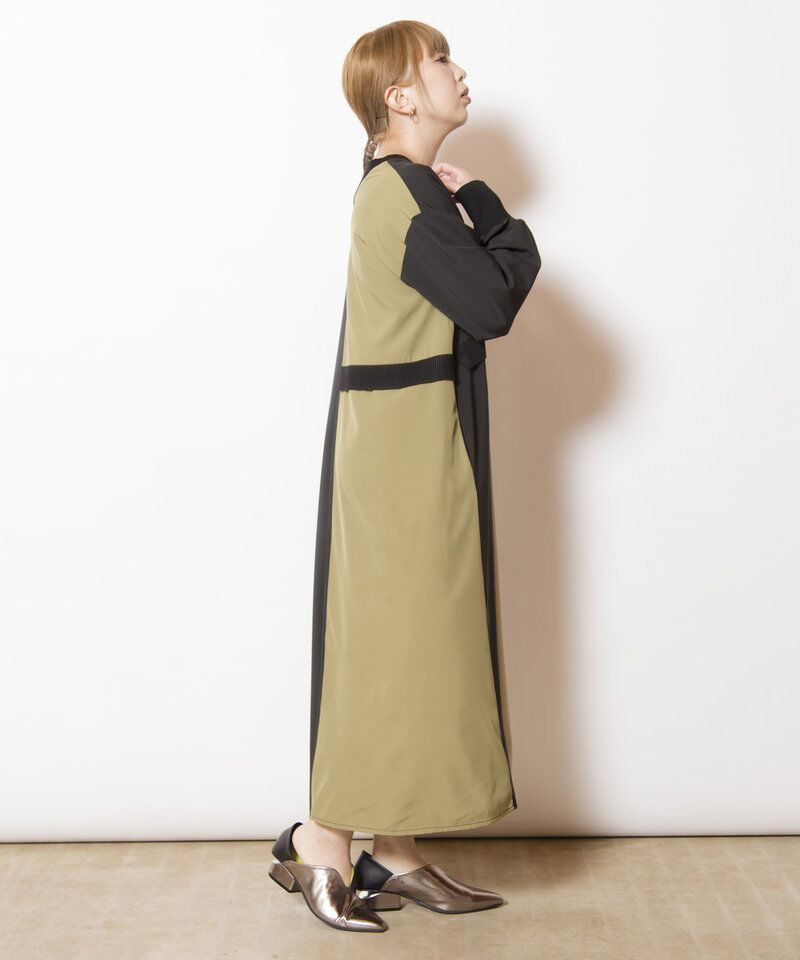  「2WAY配色切替ワンピース」|ワンピース|