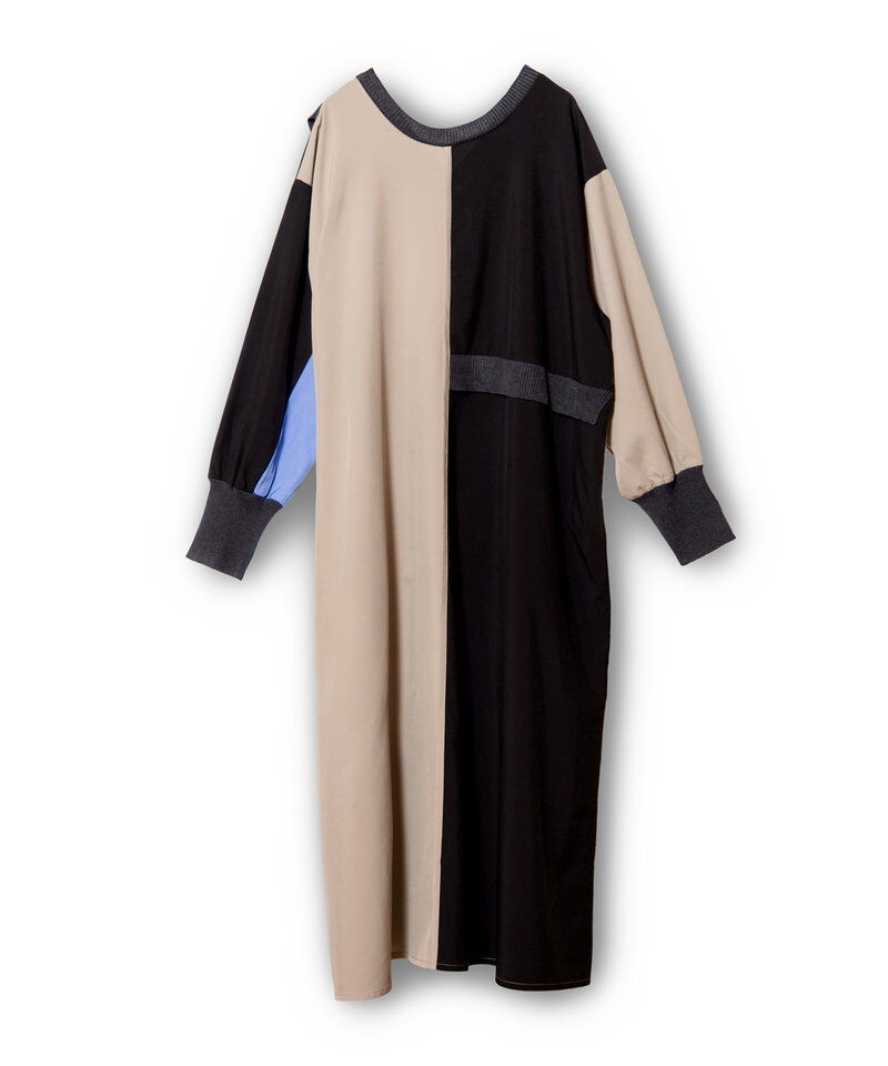  「2WAY配色切替ワンピース」|ワンピース|