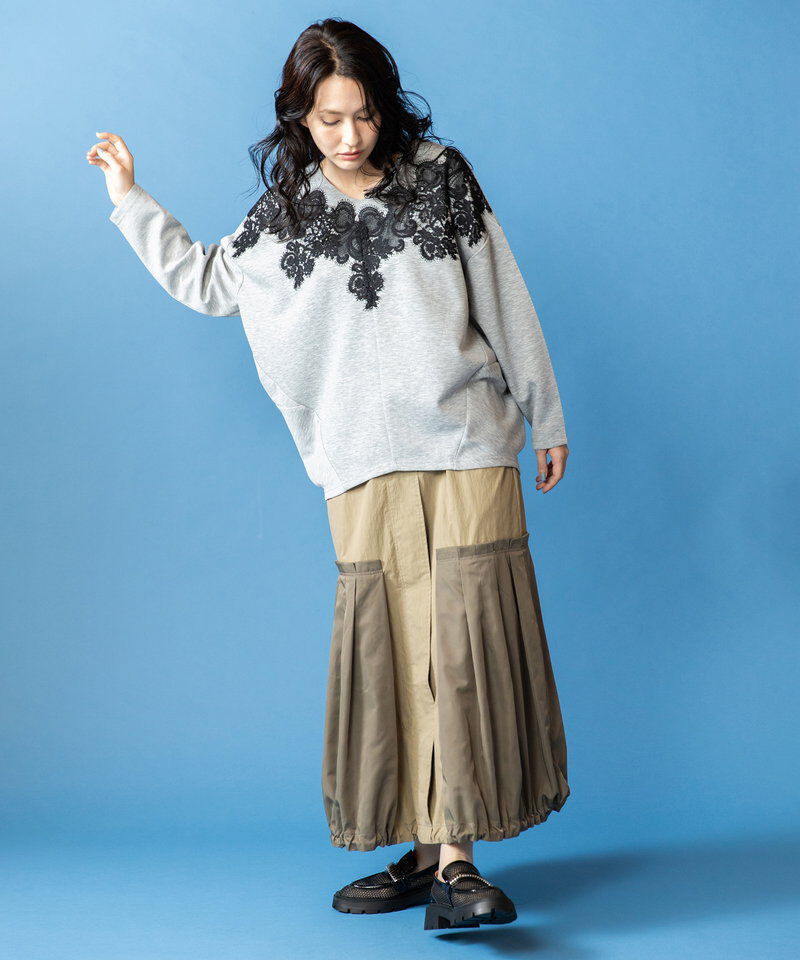  「タックバルーンスカート」|スカート|