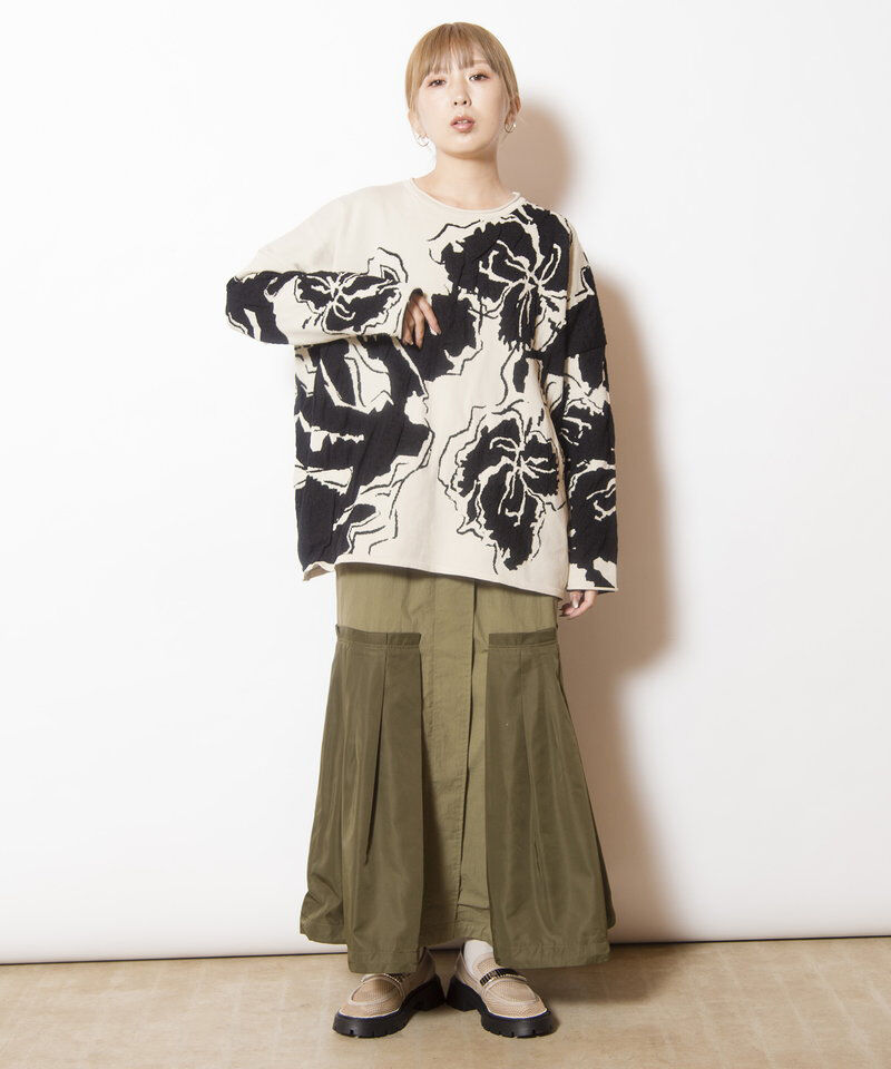  「タックバルーンスカート」|スカート|