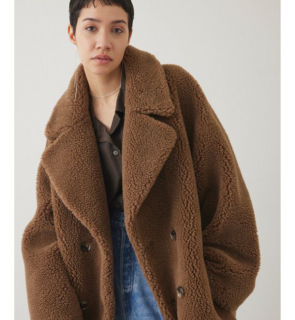 THE PAUSE「【THE PAUSE】ボアダブルコート」|その他|