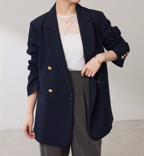  「ウールライクダブルジャケット」|デニムジャケット|