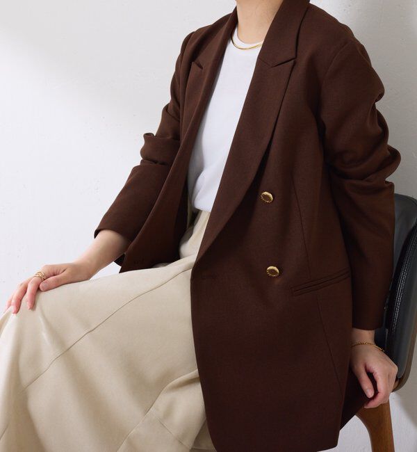  「ウールライクダブルジャケット」|デニムジャケット|