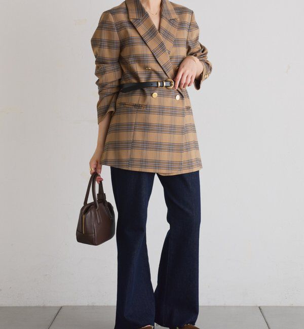  「ウールライクダブルジャケット」|デニムジャケット|