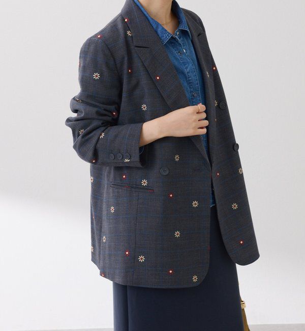  「ウールライクダブルジャケット」|デニムジャケット|