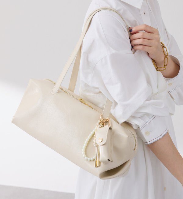  「【PAPILLONNER/パピヨネ】チャーム付きボストンバッグ」|トートバッグ|