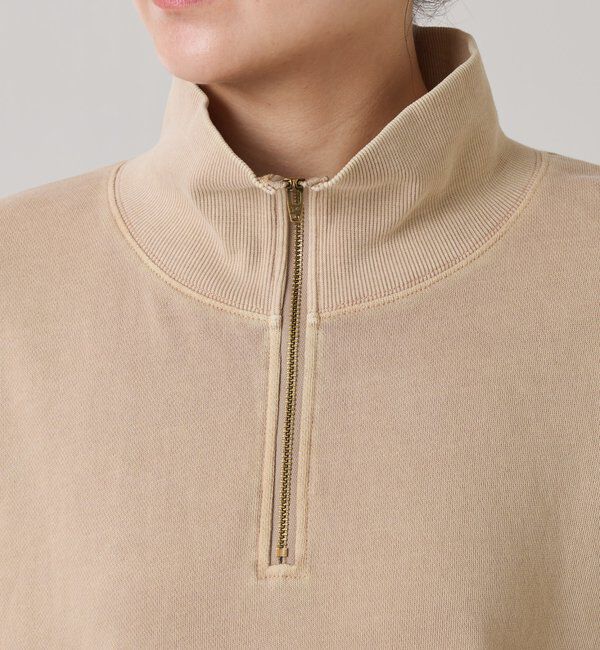  「ハーフジップスウェット」|Tシャツ・カットソー|