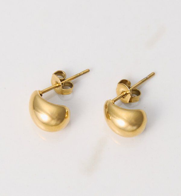  「【PAPILLONNER/パピヨネ】ステンレスドロップピアス」|リング|