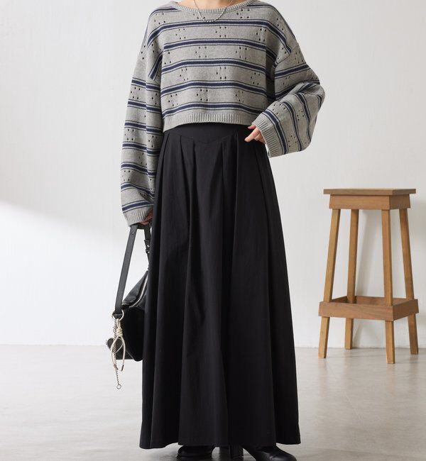  「透かし編みCニット」|ニット・セーター|