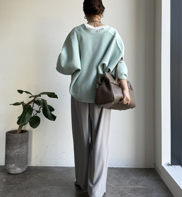  「【累計販売数3万枚突破/22色４サイズ展開！】タックワイドパンツ」|チノ|