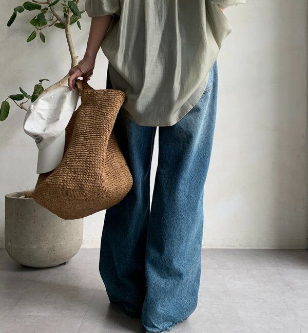  「【完売サイズ再販開始！】ワイドデニム」|デニム|