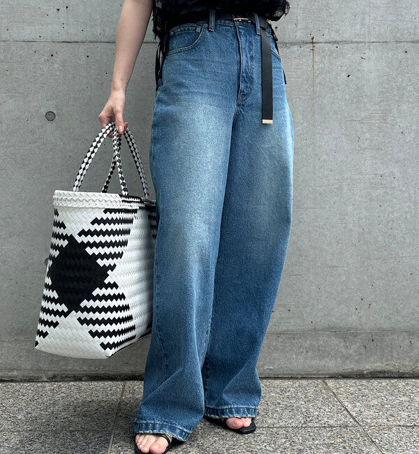  「【完売サイズ再販開始！】ワイドデニム」|デニム|