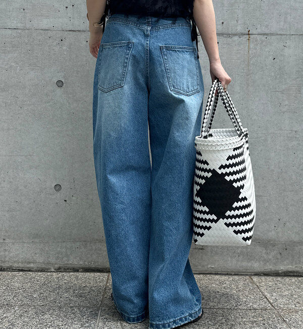  「【完売サイズ再販開始！】ワイドデニム」|デニム|