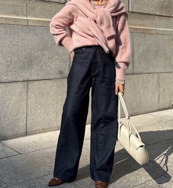  「ファーカシミヤプルオーバー」|ニット・セーター|