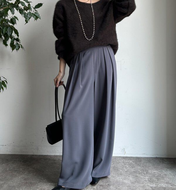  「ファーカシミヤプルオーバー」|ニット・セーター|