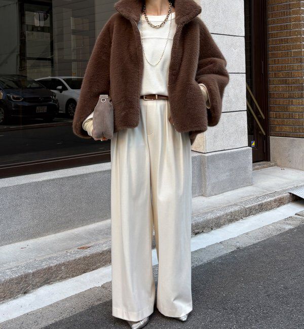  「フェイクファーリバーシブルコート」|その他|