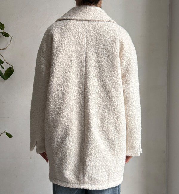  「【WEB限定】ボアダウンダブルテーラードコート」|その他|