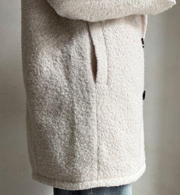  「【WEB限定】ボアダウンダブルテーラードコート」|その他|