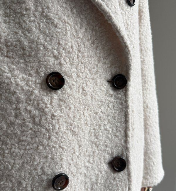  「【WEB限定】ボアダウンダブルテーラードコート」|その他|