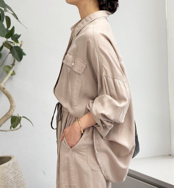  「【セットアップ可】ガーメントダイワイドシャツ」|シャツ・ブラウス|