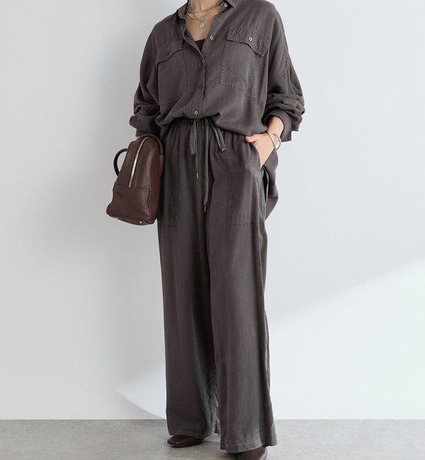  「【セットアップ可】ガーメントダイワイドシャツ」|シャツ・ブラウス|