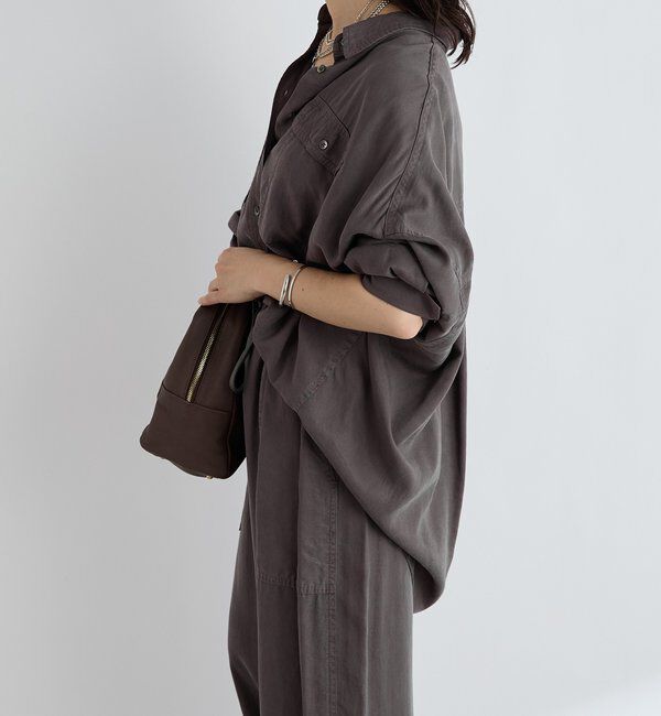  「【セットアップ可】ガーメントダイワイドシャツ」|シャツ・ブラウス|