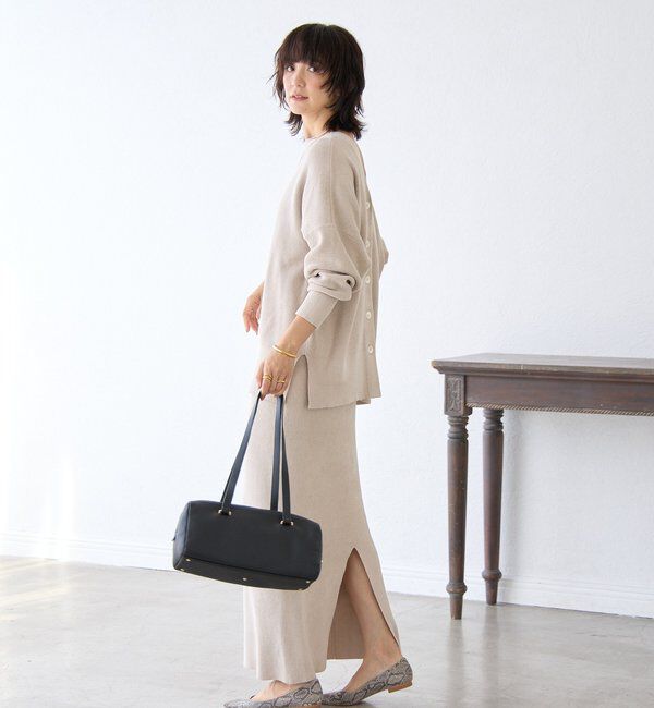  「【上品な輝き】ラメモール2WAYカーデ」|ニット・セーター|