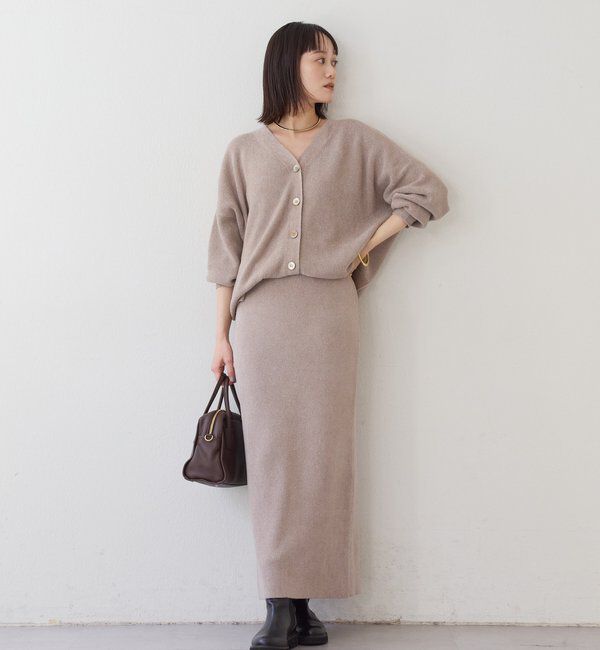  「【上品な輝き】ラメモール2WAYカーデ」|ニット・セーター|