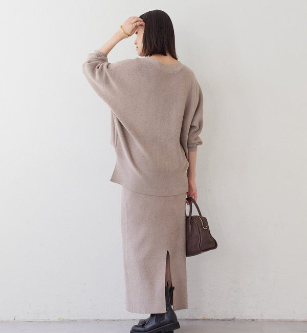  「【上品な輝き】ラメモール2WAYカーデ」|ニット・セーター|