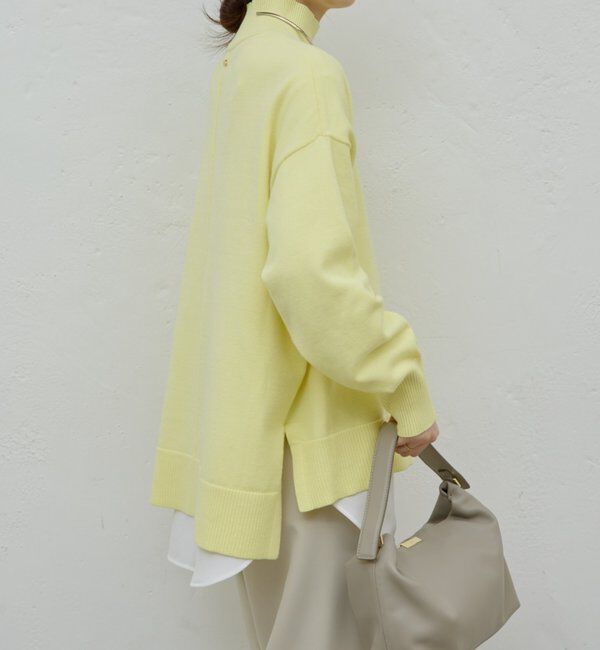  「【手洗い可】【全骨格対応】オーバータートルニット」|ニット・セーター|