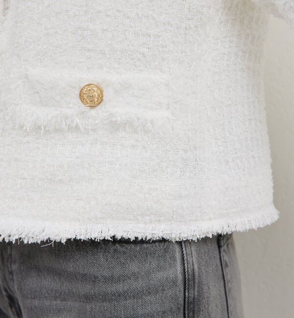  「【手洗い可】ツイードショートジャケット」|その他|