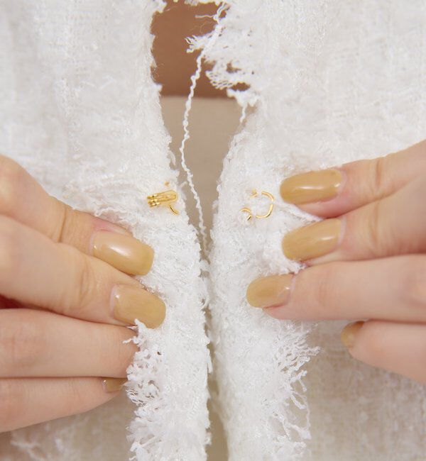  「【手洗い可】ツイードショートジャケット」|その他|