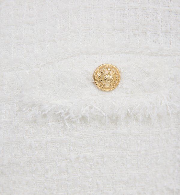  「【手洗い可】ツイードショートジャケット」|その他|