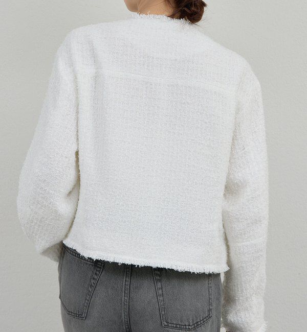  「【手洗い可】ツイードショートジャケット」|その他|