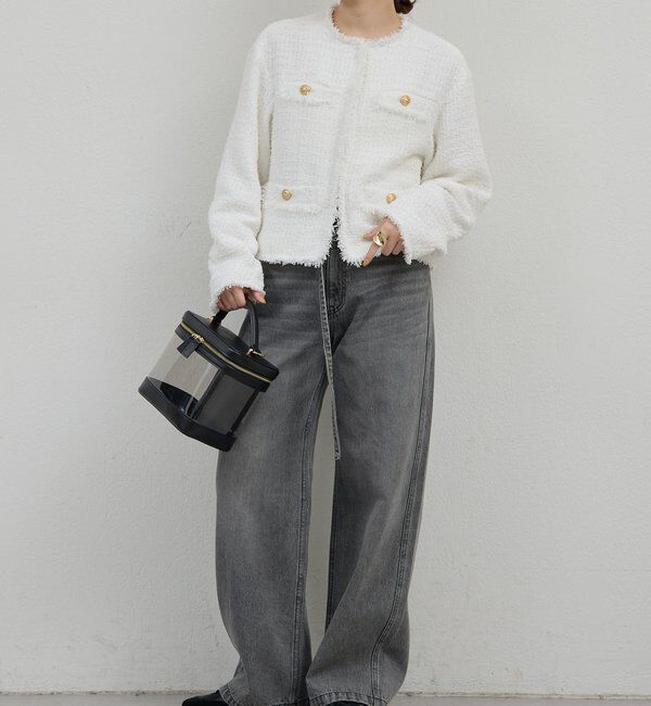  「【手洗い可】ツイードショートジャケット」|その他|