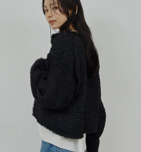  「【手洗い可】ツイードショートジャケット」|その他|