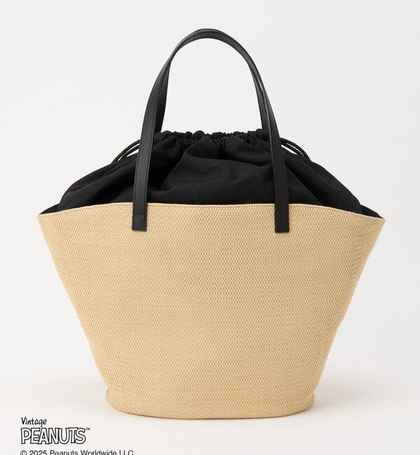  「【再値下げ】《PEANUTS&times;russetコラボ》カゴトートバッグ大」|トートバッグ|