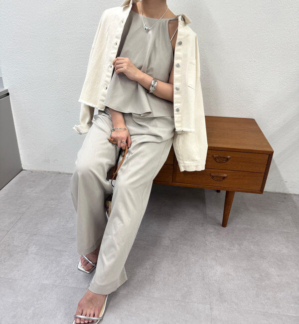  「アメスリオールインワン」|ワンピース|ベージュ