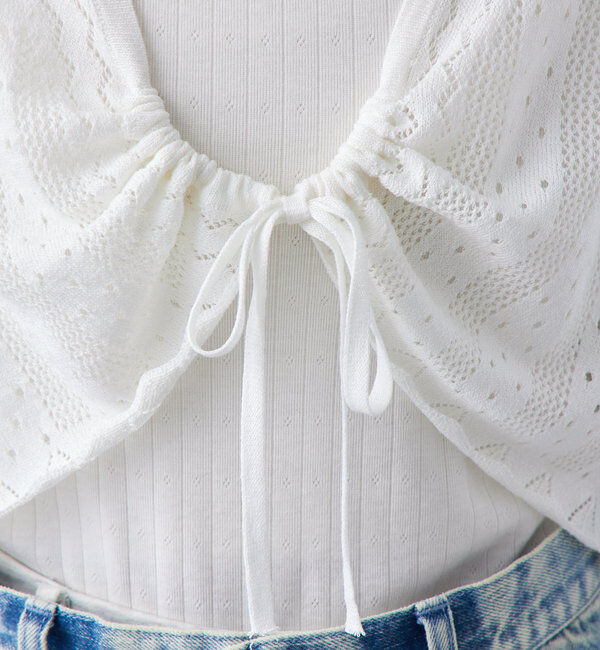  「透かしショートボレロ」|カーディガン|