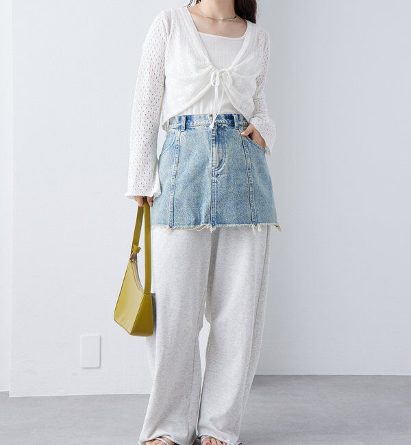  「透かしショートボレロ」|カーディガン|