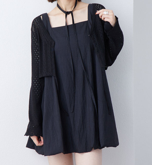  「透かしショートボレロ」|カーディガン|