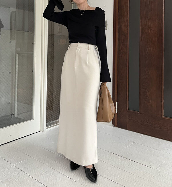  「【お気に入り累計2万超え/全骨格◎/低身長サイズ】マキシIラインスカート」|スカート|