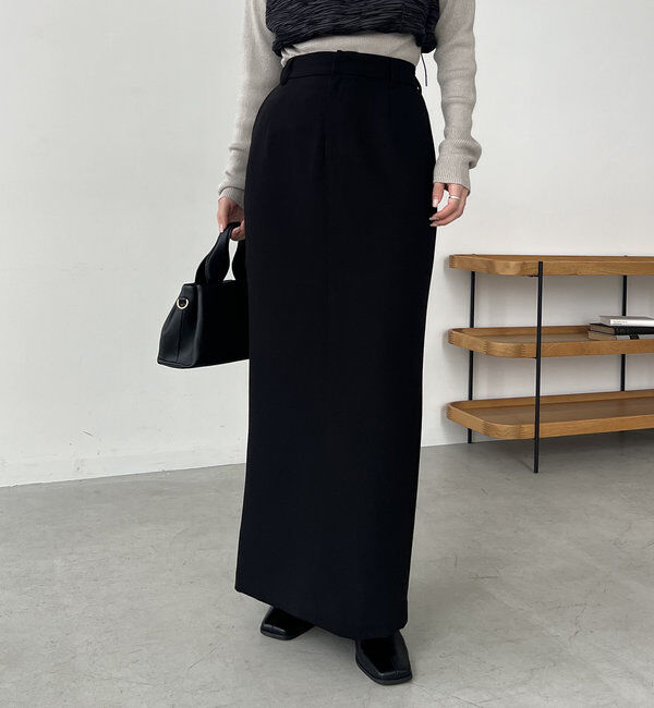  「【お気に入り累計2万超え/全骨格◎/低身長サイズ】マキシIラインスカート」|スカート|