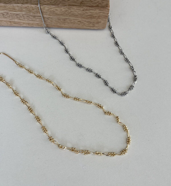  「〈GOLDY/ゴールディ〉ツブツブショートネックレス」|リング|