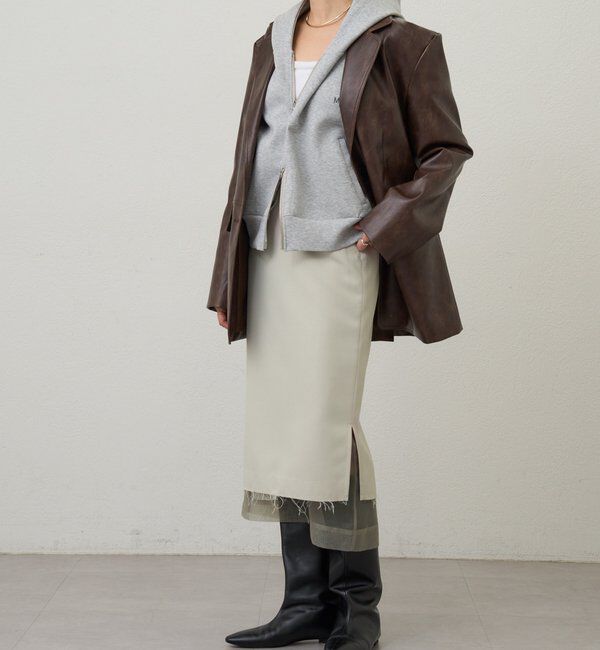  「【26SS予約】4WAYダブルレイヤードスカート」|スカート|