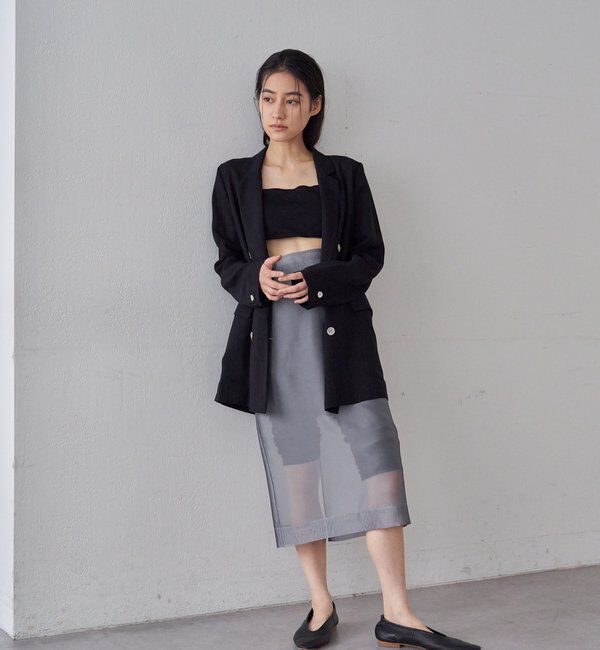  「【26SS予約】4WAYダブルレイヤードスカート」|スカート|